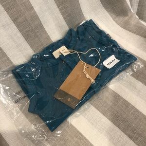 Kyte Baby sleeveless teal romper 0-3 months